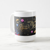 Mug Joyeuse et brillante Musique de Noël (Devant gauche)