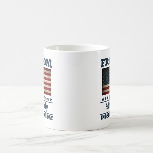 Mug Joyeuse fête 4 juillet l'indépendance (Centre)