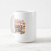 Mug Joyeuse fête d'Action de grâce (Devant gauche)