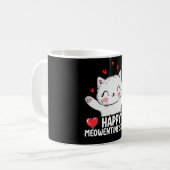 Mug Joyeuse fête de la Meowentine Chat Saint-Valentin (Devant gauche)