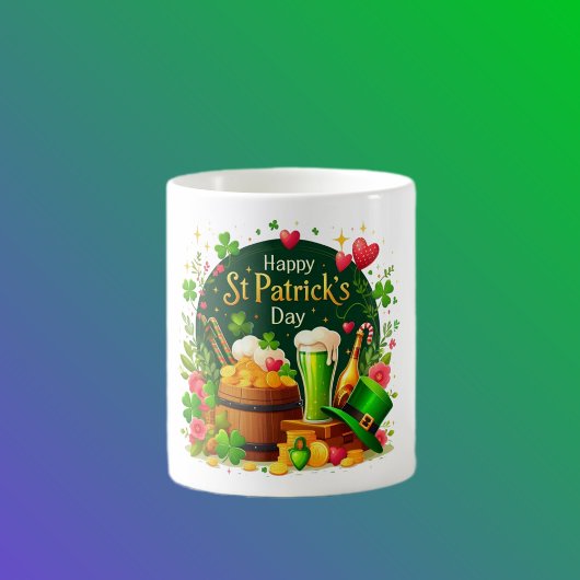 Mug Joyeuse fête de la Saint-Patrick festive