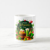 Mug Joyeuse fête de la Saint-Patrick festive (Centre)
