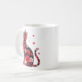 Mug Joyeuse fête de la Saint-Sylvestre Féline Cat Vale (Devant gauche)