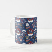 Mug Joyeuse fête de l'Indépendance et 4 juillet Idée c (Devant gauche)