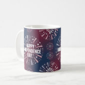 Mug Joyeuse fête de l'Indépendance et 4 juillet Idée c (Devant gauche)
