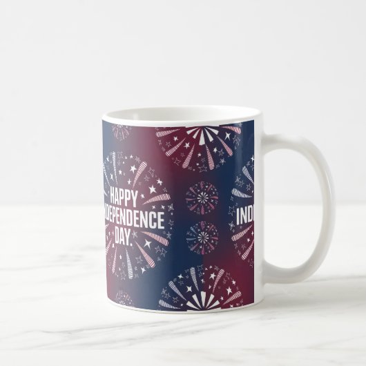 Mug Joyeuse fête de l'Indépendance et 4 juillet Idée c (Droite)