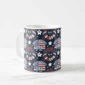 Mug Joyeuse fête de l'Indépendance et 4 juillet Idée c (Devant gauche)