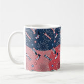 Mug Joyeuse fête de l'Indépendance et 4 juillet Idée c (Gauche)