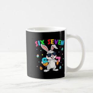 Mug Joyeuse fête de Pâques 67 lapin six sept drôle 6 7