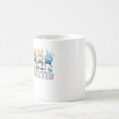 Mug Joyeuse fête de Pâques Drôle de chauffeur de bus s (Devant droit)