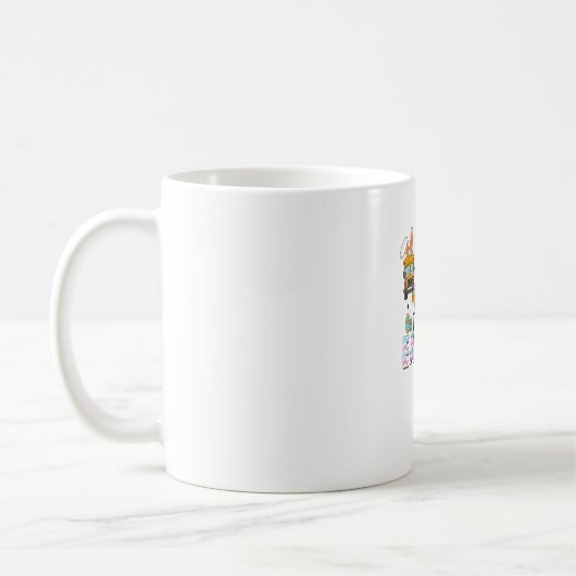 Mug Joyeuse fête de Pâques Drôle de chauffeur de bus s (Gauche)