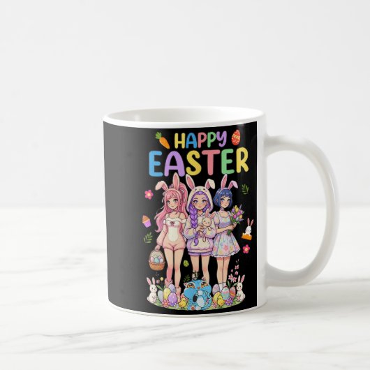 Mug Joyeuse fête de Pâques Mignon Chibi Kpop Drôle (Droite)