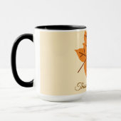 Mug Joyeuse fête de Thanksgiving, Saison d'automne, Mo (Gauche)