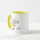 Mug Joyeuse Fête des Enseignants Illustration Mignonne (Devant gauche)