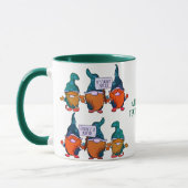 Mug Joyeuse Fête des Gnomes Saint Patrick Arc-en-ciel (Gauche)