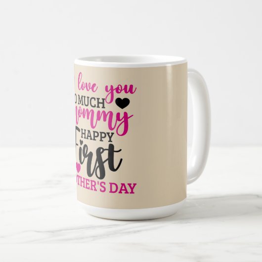 Mug Joyeuse fête des mères (Devant droit)