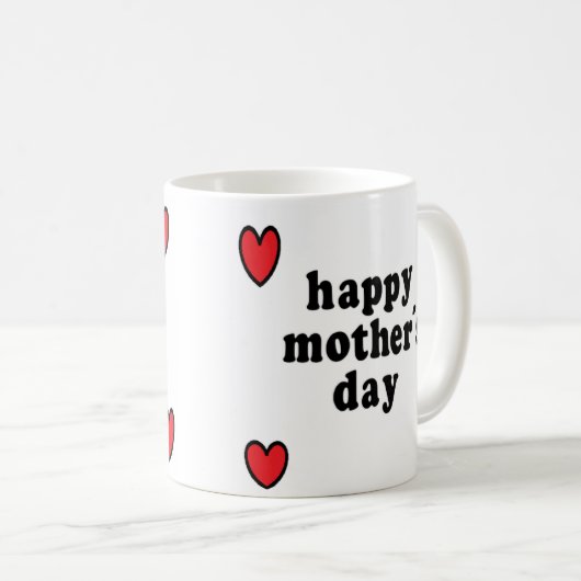 Mug Joyeuse fête des mères (Devant droit)