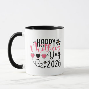 Mug Joyeuse Fête des Mères 2026 pour Femmes Maman Gran