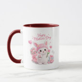 Mug Joyeuse fête des Mères - Amour de Lapin Mignon (Gauche)