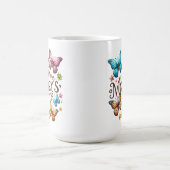 Mug Joyeuse fête des Mères avec papillons Clipart (Centre)