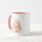 Mug Joyeuse Fête des Mères – Cadeau Chat Mignon & (Devant gauche)