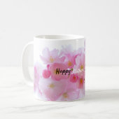Mug Joyeuse Fête des mères Cerisiers roses (Devant gauche)