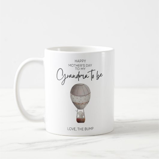 Mug Joyeuse fête des mères de la bosse, pour que grand (Gauche)