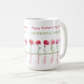 Mug Joyeuse fête des mères du JARDIN DE GRANDMA (Devant droit)