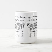 Mug Joyeuse fête des mères du JARDIN DE GRANDMA (Centre)