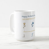 Mug Joyeuse fête des mères du JARDIN DE GRANDMA (Devant gauche)