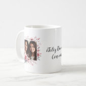 Mug Joyeuse Fête des Mères espagnol avec photo (Devant gauche)