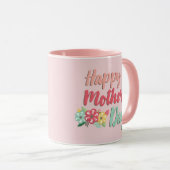 Mug Joyeuse Fête des Mères Florale (Devant droit)