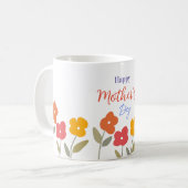 Mug Joyeuse Fête des mères florales (Devant gauche)