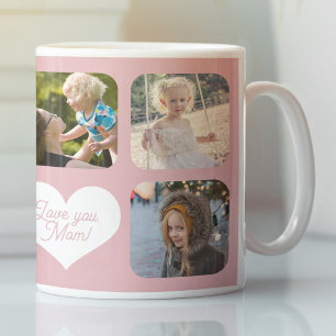 Mug Joyeuse Fête des Mères je t'aime maman photo colla