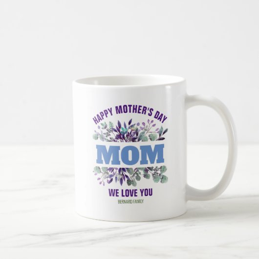 Mug Joyeuse fête des mères maman cadeau personnalisé (Droite)