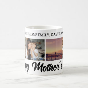 Mug Joyeuse fête des mères maman Grille photo noire Ca