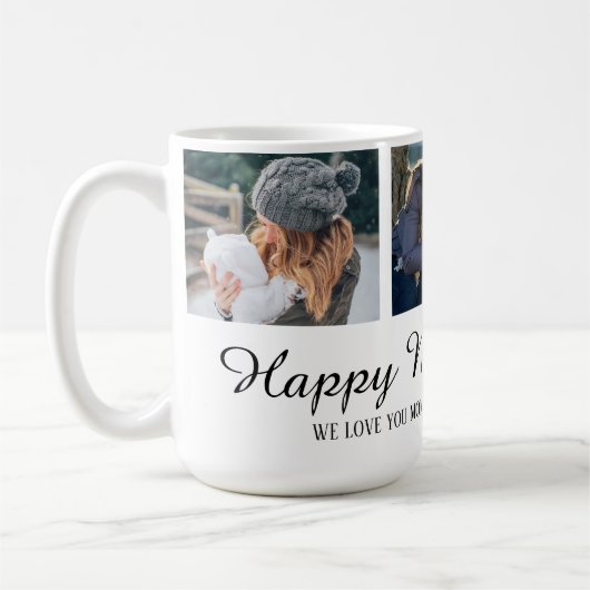 Mug Joyeuse Fête des Mères Maman, Photo Personnalisée  (Gauche)