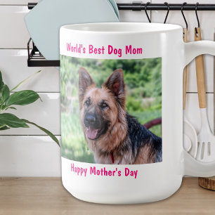 Mug Joyeuse fête des mères - Meilleure maman de chien 
