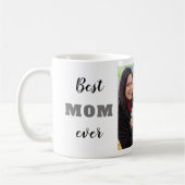 Mug Joyeuse Fête des mères Meilleure maman Jamais Phot (Gauche)