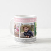 Mug Joyeuse fête des Mères Meilleure Nounou 4 Collage  (Devant gauche)
