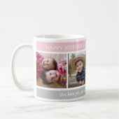 Mug Joyeuse fête des Mères Meilleure Nounou 4 Collage  (Gauche)
