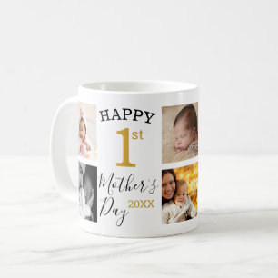 Mug Joyeuse Fête des Mères Nouvelle Maman 8 Photo Coll