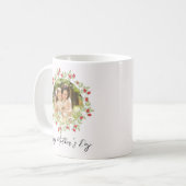 Mug Joyeuse fête des mères Photo florale Custom (Devant gauche)
