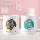 Mug Joyeuse Fête des Mères Première Mignonne Élégante