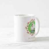 Mug Joyeuse Fête des Mères Rose d'aquarelle Photo flor (Devant droit)