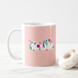 Mug Joyeuse fête des mères rose et vert vif