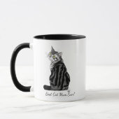 Mug Joyeuse fête des mères Tabby Cat (Gauche)