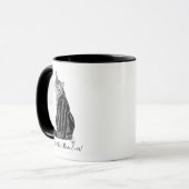 Mug Joyeuse fête des mères Tabby Cat (Devant gauche)