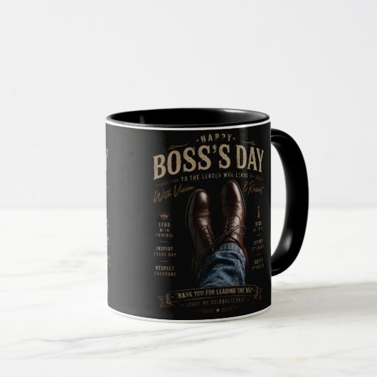 Mug Joyeuse Fête des Patrons (Devant droit)