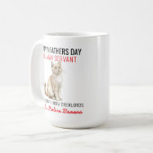 Mug Joyeuse Fête des Pères - Chat Serviteur Humain Drô (Devant gauche)